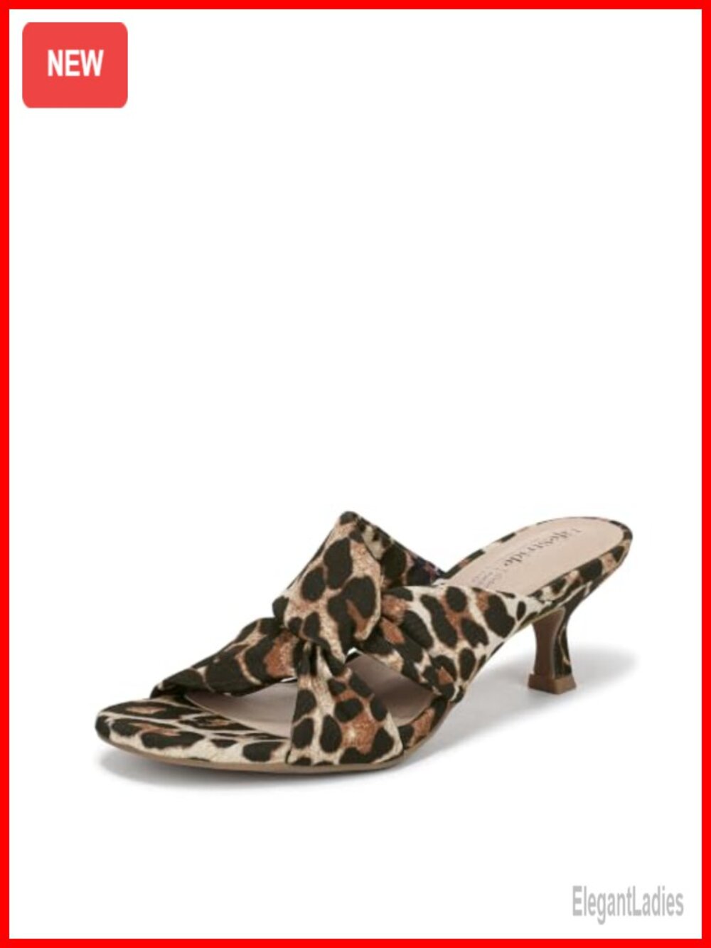 LifeStride Nori Slide Heeled Sandal Soft System Comfort